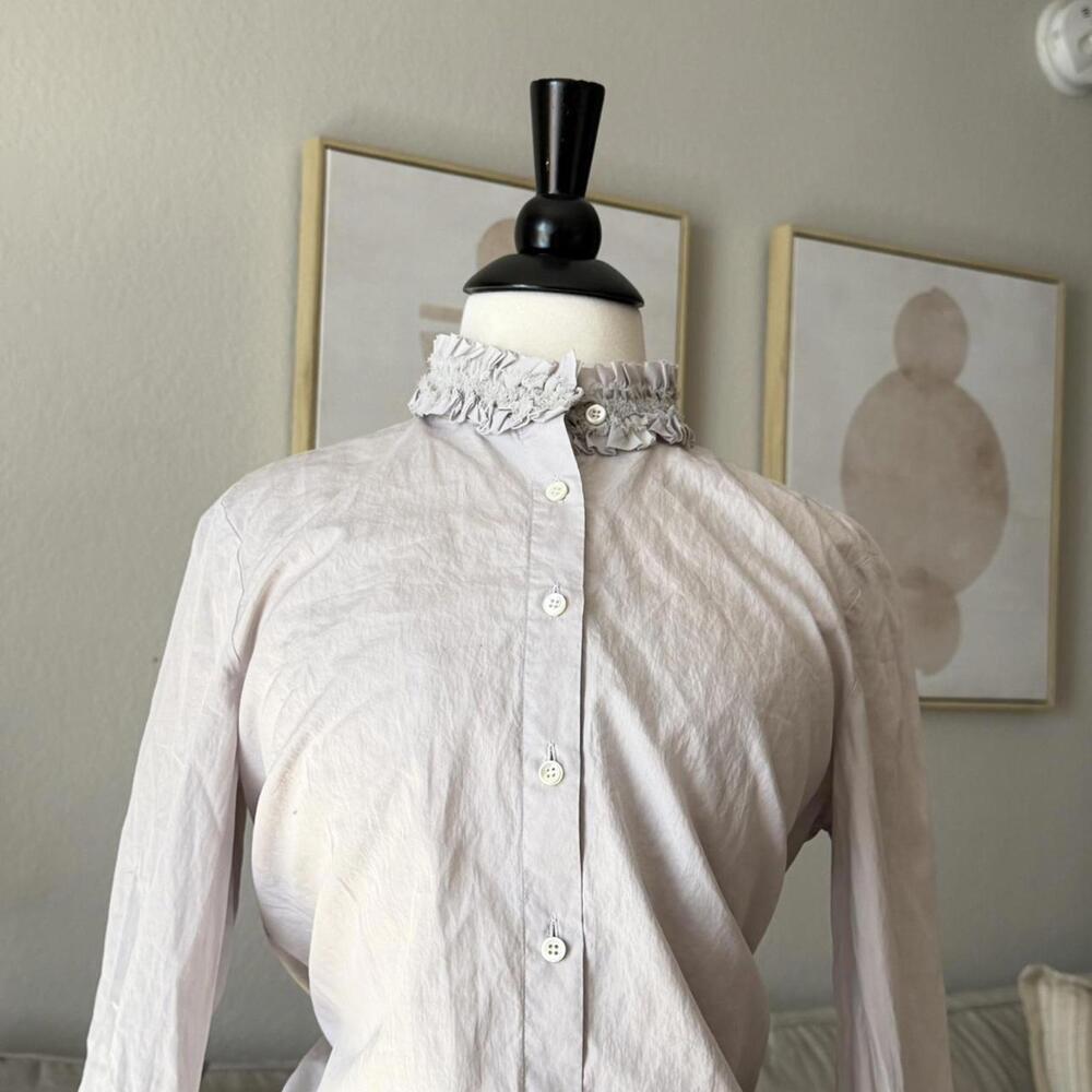 J.Crew Ruffle Collar Button Down - image 3